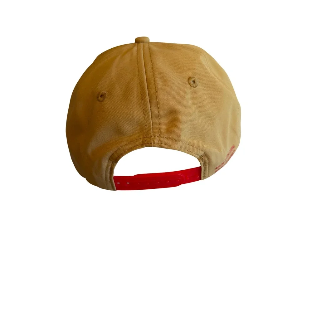 Maker's Mark Hat Tan S IV Bourbon Whisky Rope Snapback Recycled Trucker Cap